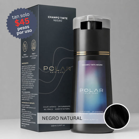 Champú tinte Polar con su caja