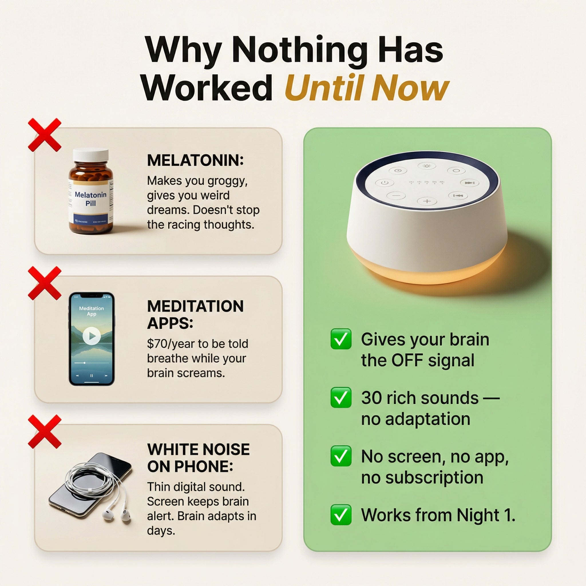 Haven - One Touch, 30 Sounds, Quiet Brain.