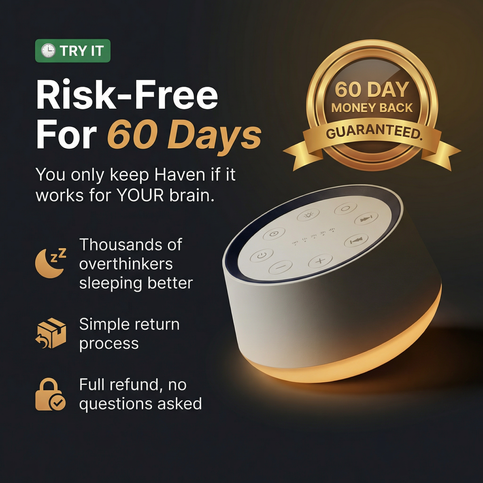 Haven - One Touch, 30 Sounds, Quiet Brain.