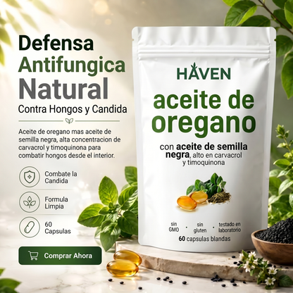 Combate la Cándida, los Hongos y las Bacterias de Forma Natural | Aceite de Orégano y Aceite de Semilla Negra