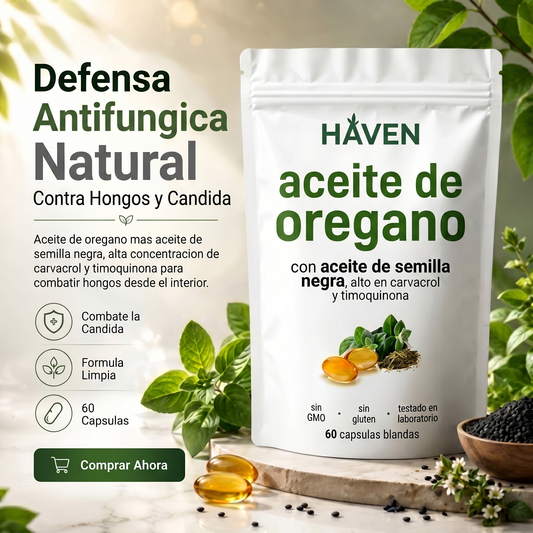 Combate la Cándida, los Hongos y las Bacterias de Forma Natural | Aceite de Orégano y Aceite de Semilla Negra