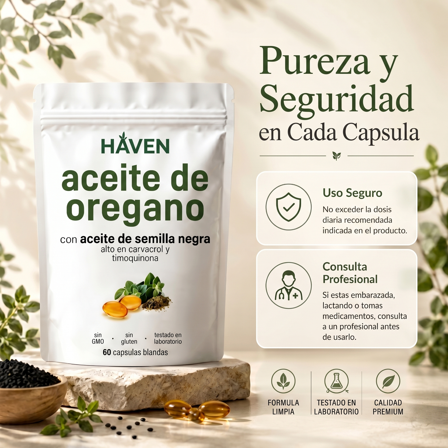 Combate la Cándida, los Hongos y las Bacterias de Forma Natural | Aceite de Orégano y Aceite de Semilla Negra